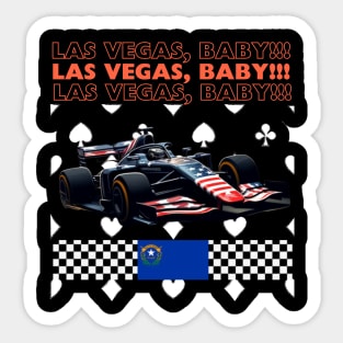 Las Vegas Grand Prix, Formula 1, Nevada, USA Sticker